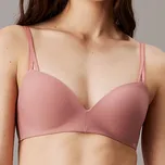 Calvin Klein - Seductive comfort light podprsenka push-up bez kostic vyztužená red grape 80D QF6017E