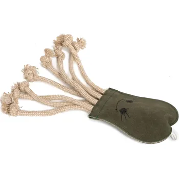 Hračka pro psa Farm Company chobotnice ze semišové kůže s jutovým lanem 40cm