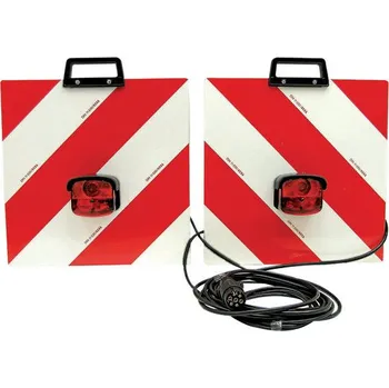 Denní svícení Sada výstražných tabulek kompletně propojená kabely s osvětkením na pevnou montáž