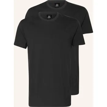Pánské tričko Calida Trička Natural Benefit, 2 Kusy V Balení, černá