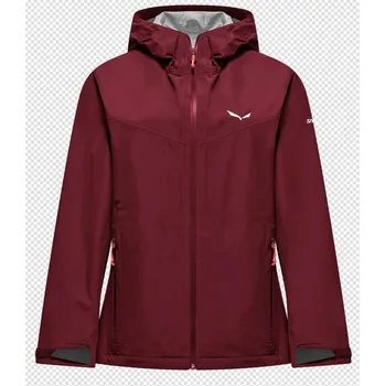 Dámská softshellová bunda Bunda Salewa Puez 2,5L PTX dámská Barva: syrah, Velikost: 40