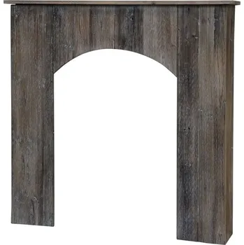 Hnědá antik dekorativní krbová římsa Grimaud - 100*20*95cm