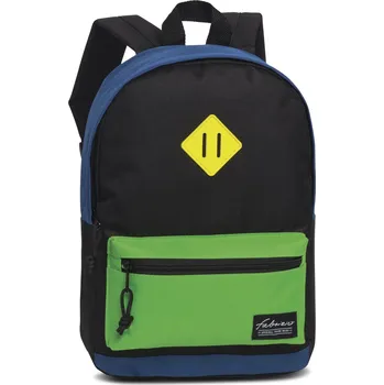 Dětský batoh Fabrizio Dětský batoh klasik - černá/zelená/modrá 7l
