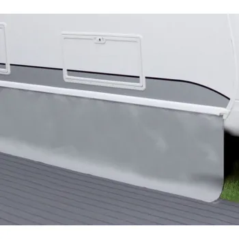 Krycí plachta Zakrytí spodku Hindermann Premium 5x0,5 m, světle šedá