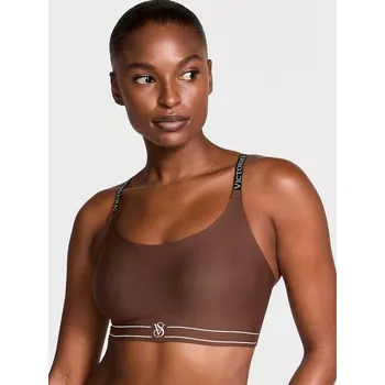 Podprsenka Victoria's Secret dámská podprsenka braletka Lightly Lined hnědá M
