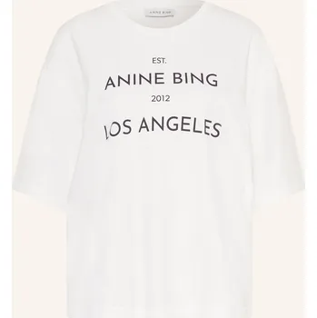 Dámské tričko Anine Bing Dámské Tričko Rudy S 3/4 Rukávem, bílá, 40