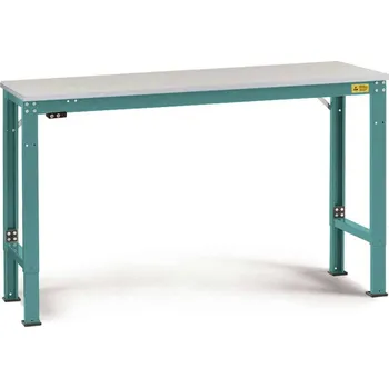 ESD Manuflex LU7146.5021 ESD ESD-Arbeitstisch UNIVERSAL Spezial Grundtisch mit Kunststoffplatte, BxTxH = 2500 x 800 x 728-10