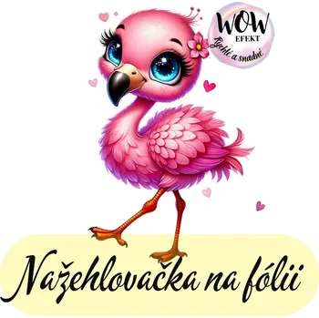 Nažehlovačky na fólii Nažehlovačka na fólii, PLAMEŇÁK, 14,7x10,5 cm /ks