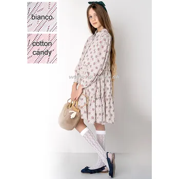 KNITTEX Podkolenky dětské Mabel3D Barva: bianco, Velikost: 28-33(18-22)