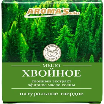 Mýdlo Přírodní tuhé mýdlo Jehličnaté 80 g Aroma Saules