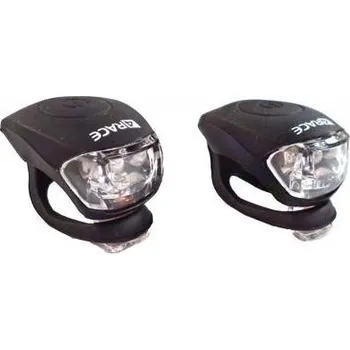 Cyklosvítilna 4RACE Sada blikaček přední/ zadní černá