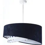BPS koncept Závěsné svítidlo Galaxy tmavě modré, 1xE27, ø 50 cm Barva: Modré hvězdy