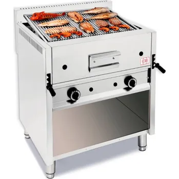 Zahradní gril Gril lávový s podstavcem I-80/P mob - plynový