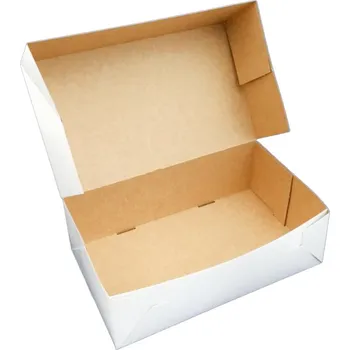 Jednorázové nádobí Toppapír Dortová krabice papírová 250/150/80mm 50ks