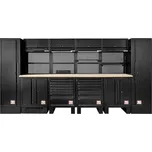 Facom RWS2-10BS Pracovní stůl s úložným systémem, 2 skříňky, dřevěná pracovní deska