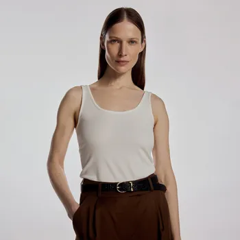 Dámské tričko Reserved - Top z lyocellu - bílá - 929FG-00X - 929FG-00X-S