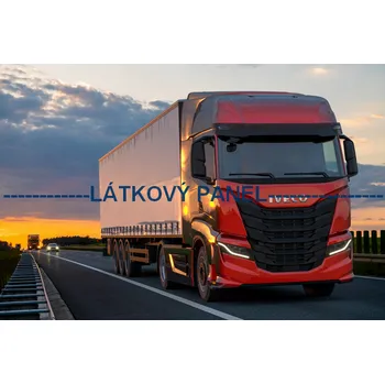 Látkový panel - Kamion - AM-13 Velikost: 10x7cm, Materiál: Teplákovina nepočesaná