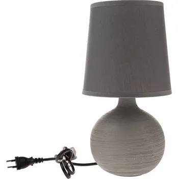 Lampička Keramická stolní lampa Grafit, 29 cm, šedá