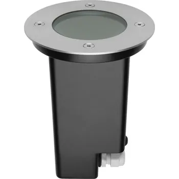 Venkovní osvětlení Linea Light Texo_RJ, zápustné svítidlo do podlahy s nastavitelným směrem svícení, 1x35W GU10, nerez, prům. 13cm, IP67