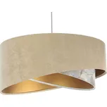 BPS koncept Závěsné svítidlo GALAXY barevné listy , 1xE27, ø 50 cm Barva: Béžová
