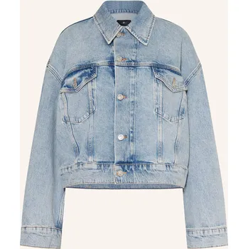 7 For All Mankind Dámská Džínová Bunda Oli Cropped Trucker,...