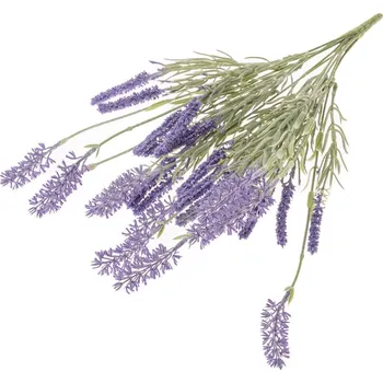 umělá květina Větvička z umělé levandule, v. 40 cm, fialová