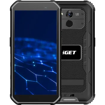 Mobilní telefon iGET T1 6 + 128 Black - odolný mobilní telefon