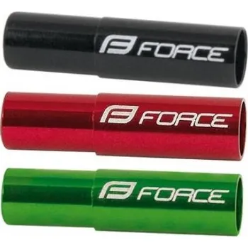 Lanko pro jízdní kolo koncovka bowdenu 5mm CNC 20ks zelená