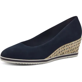 Dámské lodičky Dámské lodičky na klínku Tamaris 1-22303-42 805 modré 39