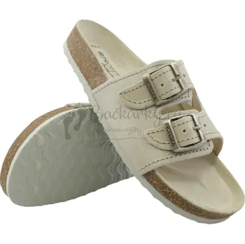 Chlapecké sandály Pantofle Protetika ORS T 13 smetanové (11) - vel. 45