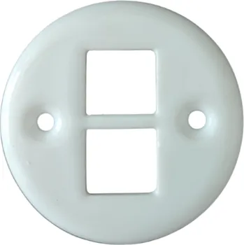 vypínač Keramický krycí segment - náhradní (RJ45) - bílý