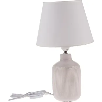 Lampička Keramická stolní lampa Alba, 40 cm, sv. béžová, světle béžová