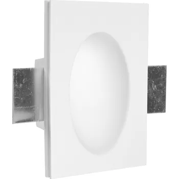 Noční světlo Linea Light 60815W00 Gypsum_WR2, sádrové svítidlo do stěny, 1W LED 3000K, šířka 8,4cm