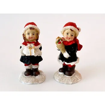 Vánoční dekorace Dekorační figurka - Vánoční děti - vzor C