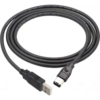 Datový kabel TopTechnology Datový kabel USB 2.0 na FireWire iEEE-1394 6 pin kolíkový konektor ( samec )