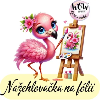 Nažehlovačky na fólii Nažehlovačka na fólii, PLAMEŇÁK malíř, 12,2x12,5 cm /ks