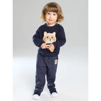 Dívčí oblečení Sinsay - Svetr s aplikací mývala - námořnická modrá - 5493Z-59X - 5493Z-59X-86