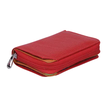 Peněženka NovaKabelka.cz Dámská kožená peněženka D8304 Rosso