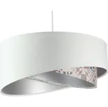 BPS koncept Závěsné svítidlo GALAXY imitace obkladu, 1xE27, ø 50 cm Barva: Bílá-stříbrná