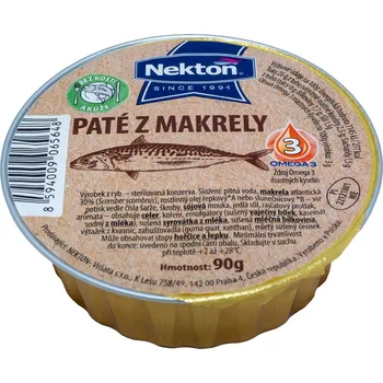 konzervovaná ryba Nekton Paté z makrely 90g 90g