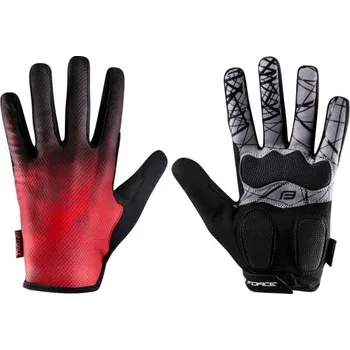 Cyklistické rukavice rukavice FORCE MTB CORE červené S