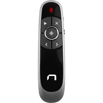 Myš Bezdrátový laserový prezentér Natec WARBLER 2, šedý NATEC