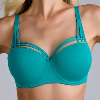 Podprsenka Marlies Dekkers - Dame de Paris podprsenka balkónová vyztužená lake blue and gold 85E 372801