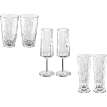 Sklenice Sklenice na pití KOZIOL různé varianty Typ nádobí: Vysoká sklenice 300 ml