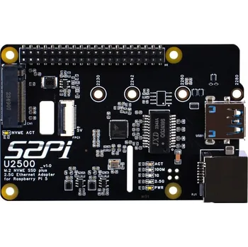 Stolní počítač 52Pi - M.2 NVMe SSD a 2,5G Ethernet adaptér pro Raspberry Pi 5