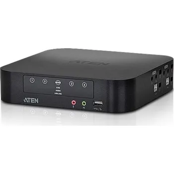 Počítač ATEN 4-Port USB 3.0 4K&nbsp;DisplayPort Dual Display&nbsp;KVMP Switch