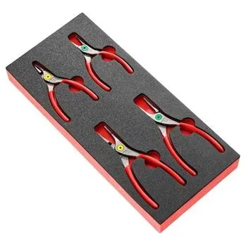 Kleště Facom MODM.PCSN Sada kleští v pěnovém modulu, (4 kusy)