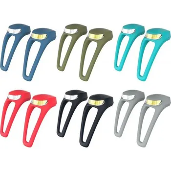 Cyklosvítilna světlo KNOG Frog V3 sada přední+zadní Tequila Sunrise - červená