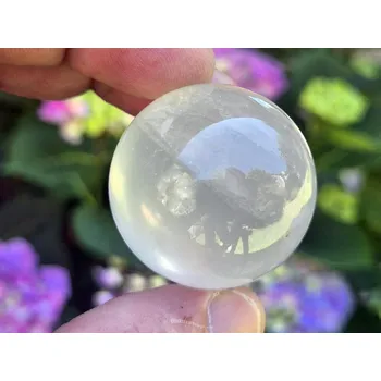 Přírodní kámen Koule kalcit bílý Ø36mm 68g Mexiko