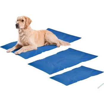 Pelíšek pro psa Beeztees Chladící podložka modrá - 65x50 cm